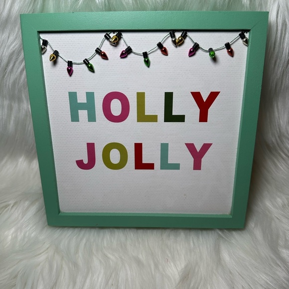 Festive 'Holly Jolly' Wall Art with Hot Cocoa Decor - Picture 4 of 5